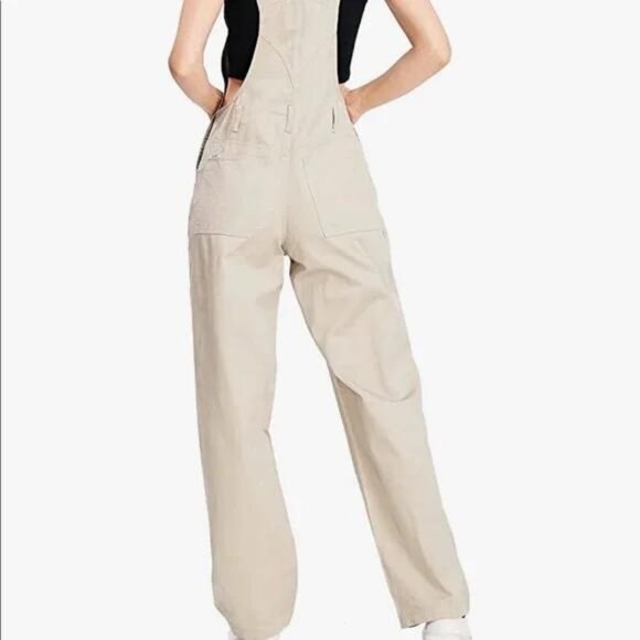 NWT Vintage 90’s khaki Revolt overalls plus size 26 - Picture 2 of 9